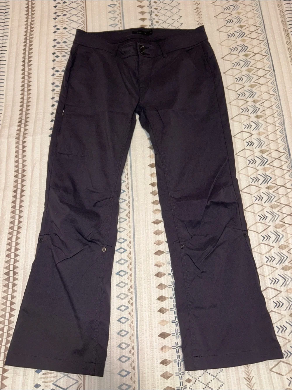 Prana women’s hiking pants size 12 NWOT charcoal color